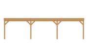 YARD Outdoor SUBLIME overkapping plat dak 1000x400 cm Douglas blank