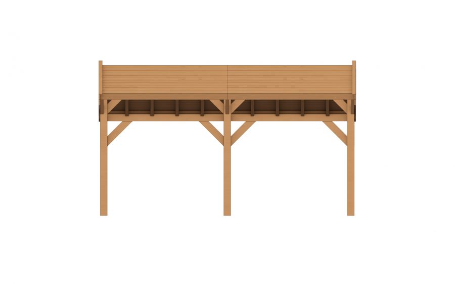 YARD Outdoor SUBLIME overkapping kapschuurdak 500x250 cm Douglas blank
