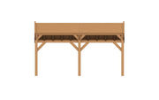 YARD Outdoor SUBLIME overkapping kapschuurdak 500x250 cm Douglas blank