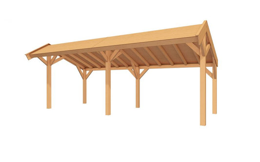 YARD Outdoor SUBLIME overkapping kapschuurdak 700x250 cm Douglas blank