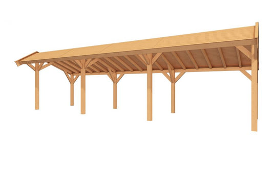 YARD Outdoor SUBLIME overkapping kapschuurdak 1000x250 cm Douglas blank