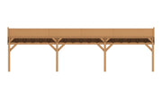 YARD Outdoor SUBLIME overkapping kapschuurdak 1000x250 cm Douglas blank