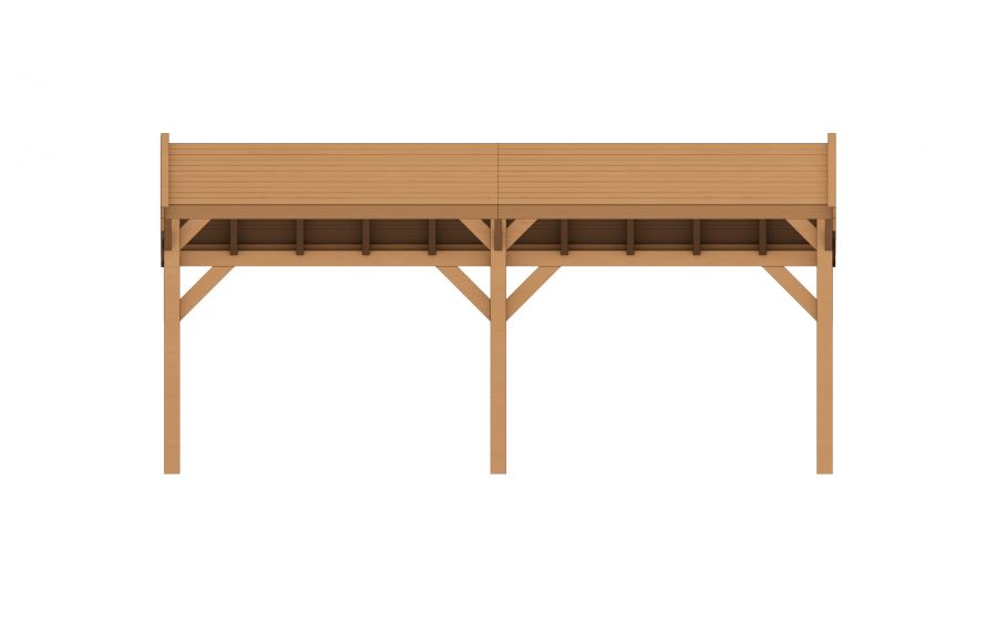 YARD Outdoor SUBLIME overkapping kapschuurdak 600x300 cm Douglas blank