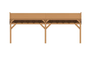 YARD Outdoor SUBLIME overkapping kapschuurdak 700x300 cm Douglas blank