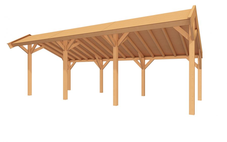 YARD Outdoor SUBLIME overkapping kapschuurdak 800x300 cm Douglas blank
