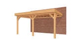 SUBLIME veranda bouwpakket plat dak 500x300 cm Douglas blank YARD Outdoor