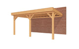 SUBLIME veranda bouwpakket plat dak 500x350 cm Douglas blank YARD Outdoor