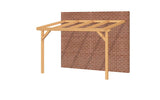 OBLIQUE veranda bouwpakket schuin dak 400x300 cm Douglas blank YARD Outdoor