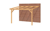 OBLIQUE veranda bouwpakket schuin dak 400x350 cm Douglas blank YARD Outdoor