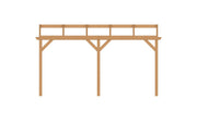 YARD Outdoor OBLIQUE veranda schuin dak 500x350 cm Douglas blank