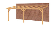 Douglas Overkapping 700x350 cm met Schuin Dak | Veranda Bouwpakket