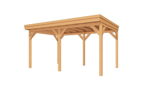 YARD Outdoor EASYLINE overkapping 500x300 cm Douglas blank Bouwpakket