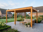 Bonaire tuinkantoor bouwpakket 500x300 cm incl. isolatie en binnenvloer Douglas blank YARD Outdoor | sfeerfoto