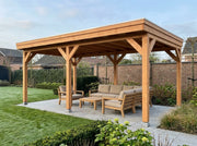 EASYLINE overkapping bouwpakket 600x300 cm Douglas blank YARD Outdoor