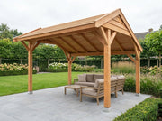 GRANDIOSE kapschuur bouwpakket 400x250 cm Douglas blank YARD Outdoor