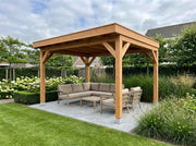 GRANDIOSE overkapping bouwpakket 400x270 cm Douglas blank YARD Outdoor
