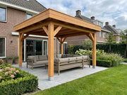 SUBLIME overkapping bouwpakket plat dak 300x350 cm Douglas blank YARD Outdoor