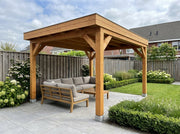 SUBLIME overkapping bouwpakket plat dak 300x400 cm Douglas blank YARD Outdoor