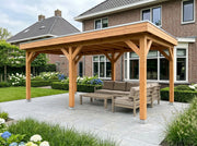 SUBLIME overkapping bouwpakket plat dak 600x300 cm Douglas blank YARD Outdoor