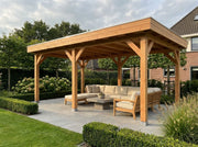 SUBLIME overkapping bouwpakket plat dak 750x350 cm Douglas blank YARD Outdoor