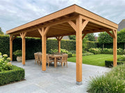 SUBLIME overkapping bouwpakket plat dak 800x400 cm Douglas blank YARD Outdoor