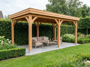 SUBLIME veranda bouwpakket plat dak 600x300 cm Douglas blank YARD Outdoor