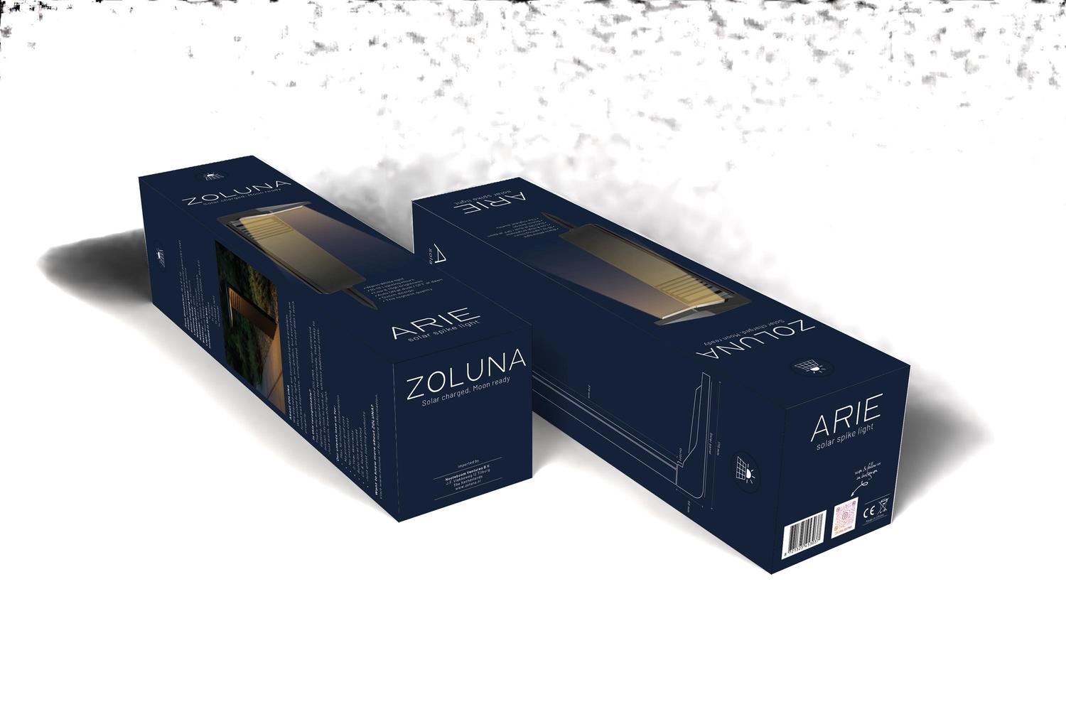 ZOLUNA Solar Spike Light ARIE – Stijlvolle Buitenverlichting op Zonne - energie - Chique Buiten Leven - Zoluna Solar prikspot